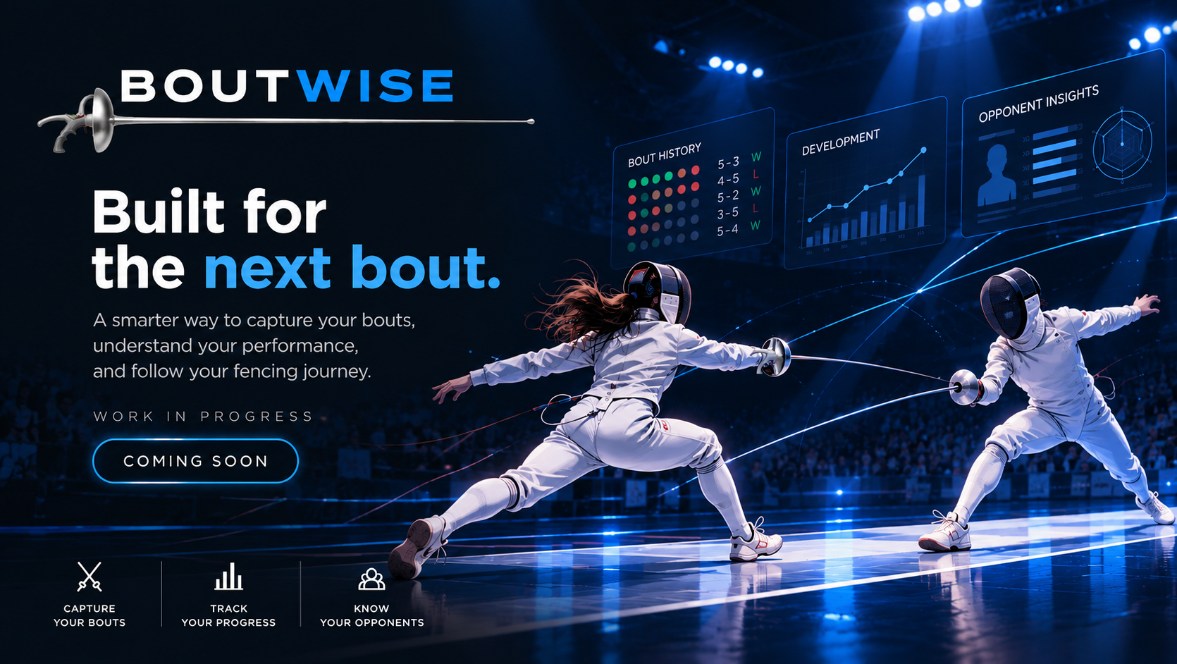 Boutwise — Built for the next bout. Coming soon.